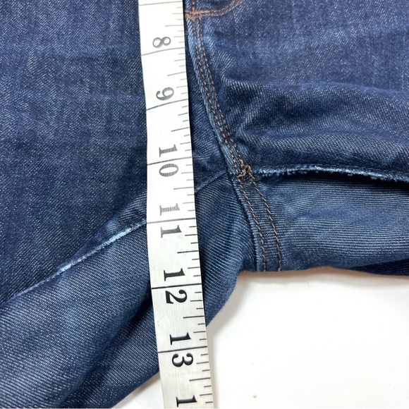 Loft Dark Wash Modern High Waist Skinny Ankle Jeans Size 27 - Picture 8 of 9